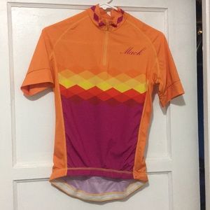 Quarter zip cycling jersey